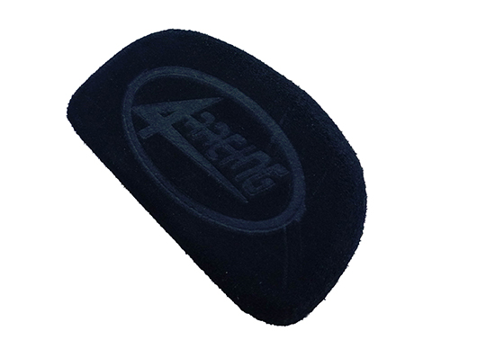 PIPPERS IN NEOPRENE ADHESIVE für RUMPF IN FIBERGLASS 50 MM für YAMAHA Farbe schwarz