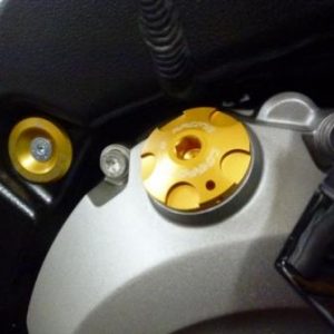 TAPPI OLIO   IN ERGAL COLORE VERDE  PER BMW S 1000 RR / S 1000 R 2009 - 2016