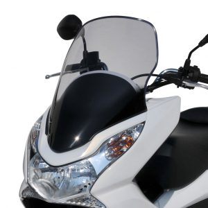 Ekran 125 PCX 2010 2013 jasno czarne Ekran Ermax scooter hight protection +12cm (total height 53cm)