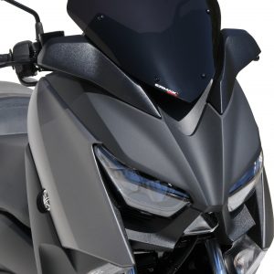 Cupolino basso sportivo  (41 cm ) Ermax per Yamaha x max 300 2017 - 2022  nero chiaro fume