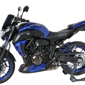 Copri radiatore Ermax per Yamaha MT 07(fz 7 ) 2018 grigio opaco  satin grey (mat gray metallic 3 [mnm3] )