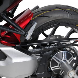 Błotnik przedni (+ PLine cover of chain en aluminum Anodyzowane) Ermax do Honda CB 1000 R 2018 2019 2020  red metal 2018/2020(candy chromosphere red [r 381])