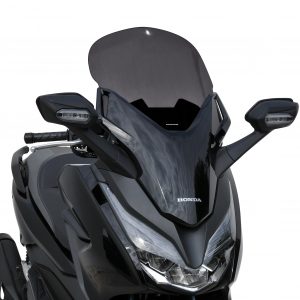 Parabrezza misura originale (for version electric model ) Ermax per Honda FORZA 125 2018 - 2019 - 2020  nero chiaro fume