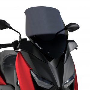 Parabrezza misura originale (52,5 cm ) Ermax per Yamaha X MAX 125 and 250 2018 - 2019 - 2020  nero chiaro fume