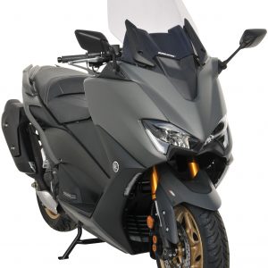 Parabrezza cupolino alto protezione maggiorata Ermax per Yamaha tmax 560 2020 nero chiaro fume