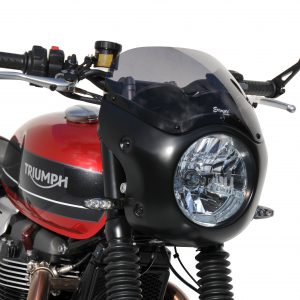 tete de fourche cafe racer Ermax per Triumph Speed Twin 2019  2020 color carbonio silver carbon look 2020