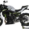 Puntale (en 3 parts ) Ermax per Kawasaki z 650 2020  nero metallizzato  metallic black (metallic spark black [660/15z ] )