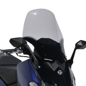 Parabrezza cupolino alto protezione maggiorata Ermax per SYM maxsym 500 tl 2020 nero chiaro fume