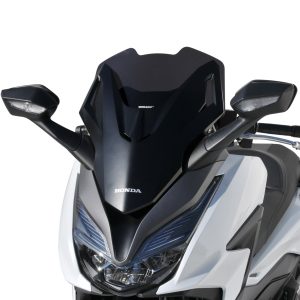 Parabrezza sport (39cm ) Ermax compatibile con forza 125 2021  - 2022 nero chiaro trasparente