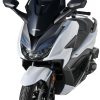 Parabrezza scooter taille origine Ermax compatibile con forza 125 2021  - 2022 nero chiaro trasparente