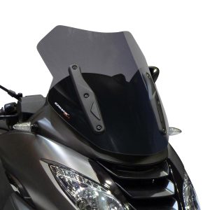 Parabrezza sport (41 centimetri ) Ermax compatibile con metropolis 400i 2021  - 2022 nero chiaro trasparente