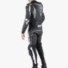IXS RS 800 one piece motorcycle leather suit Black Gray White - Image 4