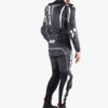 IXS RS 800 one piece motorcycle leather suit Black Gray White - Image 5