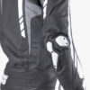 IXS RS 800 one piece motorcycle leather suit Black Gray White - Image 8