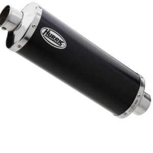 Terminale di scarico HURRIC RAC 1 Slip on in Alluminio anodizzato per Benelli TRK 502 X