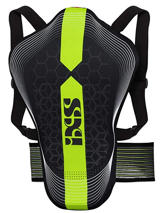 IXS RS-10 Rückenprotektor Schwarz Grün