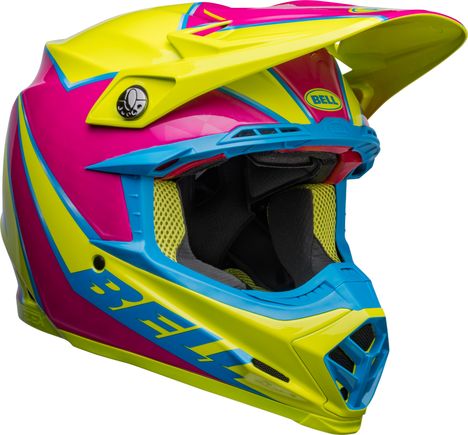 Bell Moto-9s Flex Sprite żółty/magenta