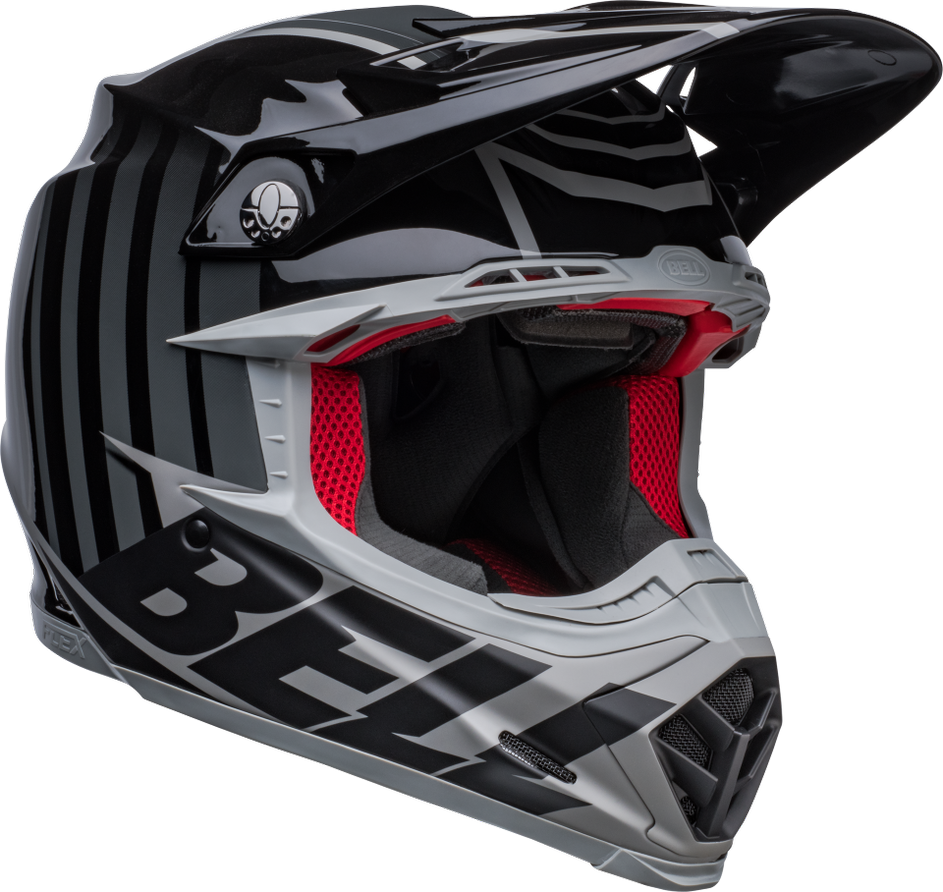 Bell Silnik-9S Hełm Flex Sprint Black/nieprzezroczysty/błyszczący szary