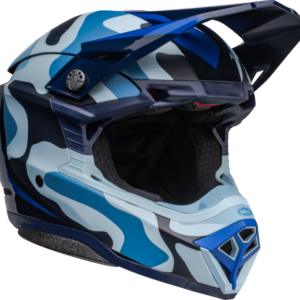 Bell Motorrad Helm-10 sphärische Ferrandis Méchant Blu/Opaco/glänzendes Blau