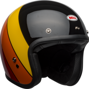 Bell Custom 500 Helm Schwarz/Gelb/Orange/Red Riff