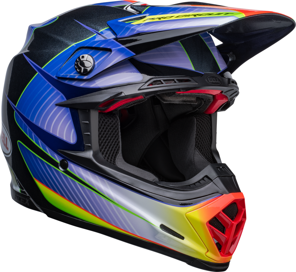 Bell Moto-9s Flex Pro Circuito 23 Metallic Flake Silver