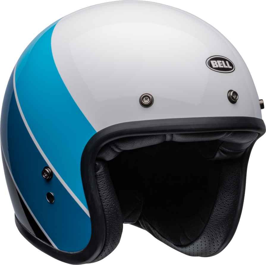 Bell Custom 500 Bell White/Blue Happy