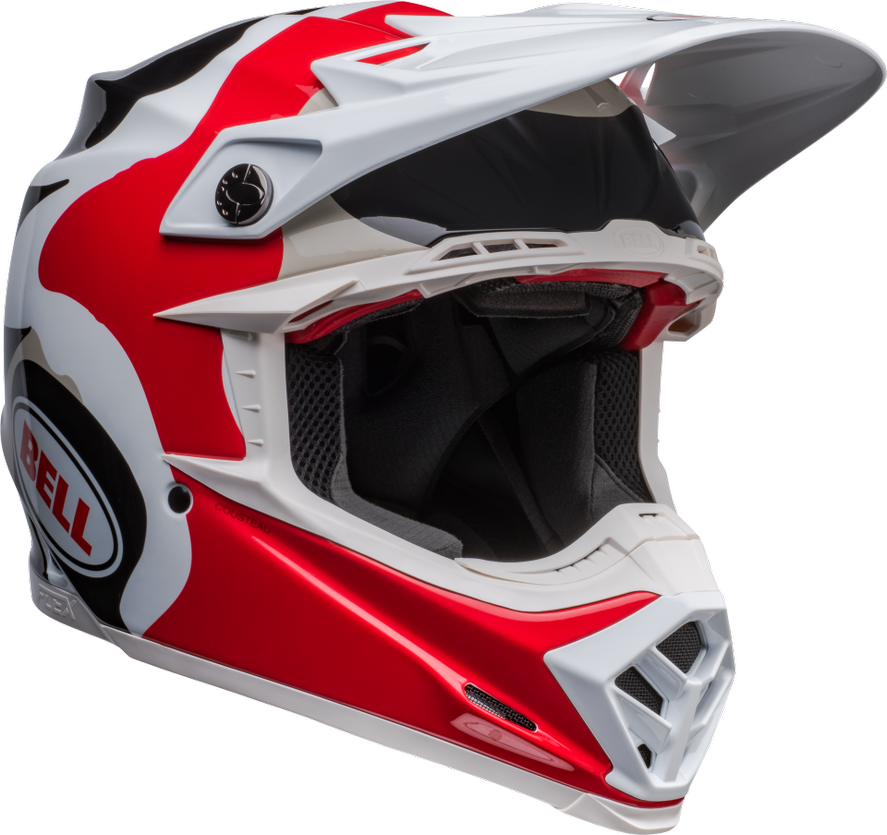 Bell Moto-9s Hełm Flex Hello Cousteau Reef White/Ortyque Red