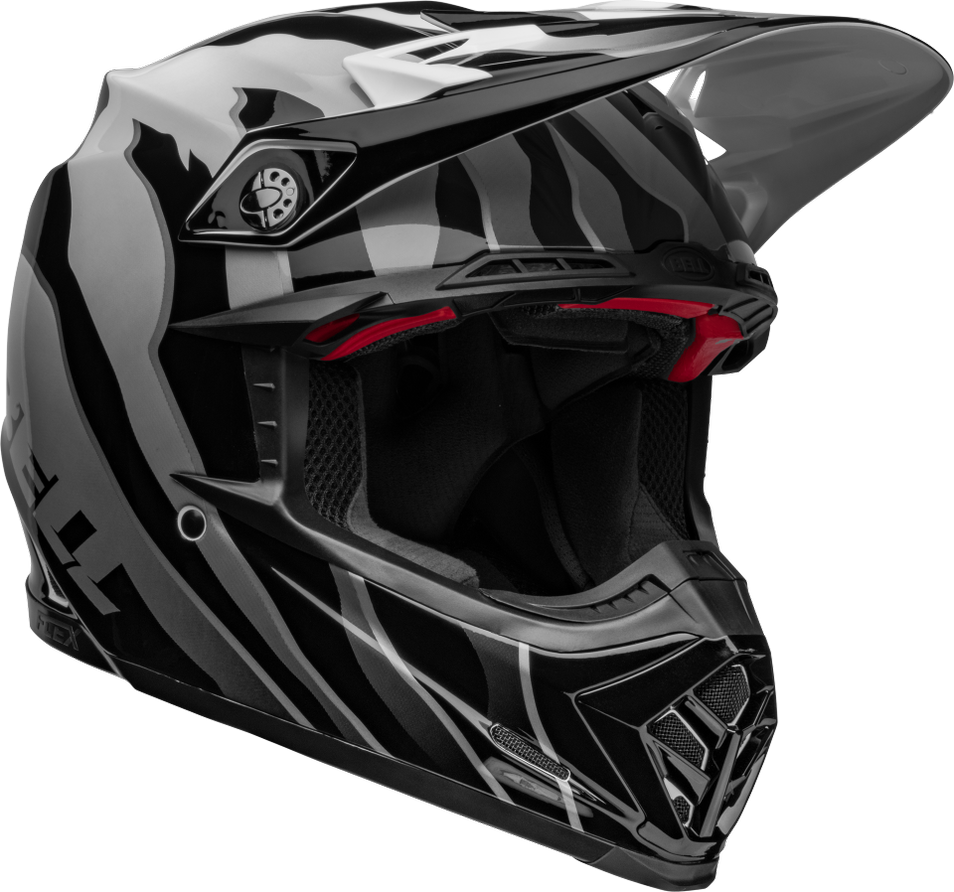 Bell Moto-9s flex pazur czarny/biały hełm