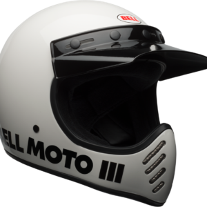 Bell Moto-3 klassischer weißer Helm