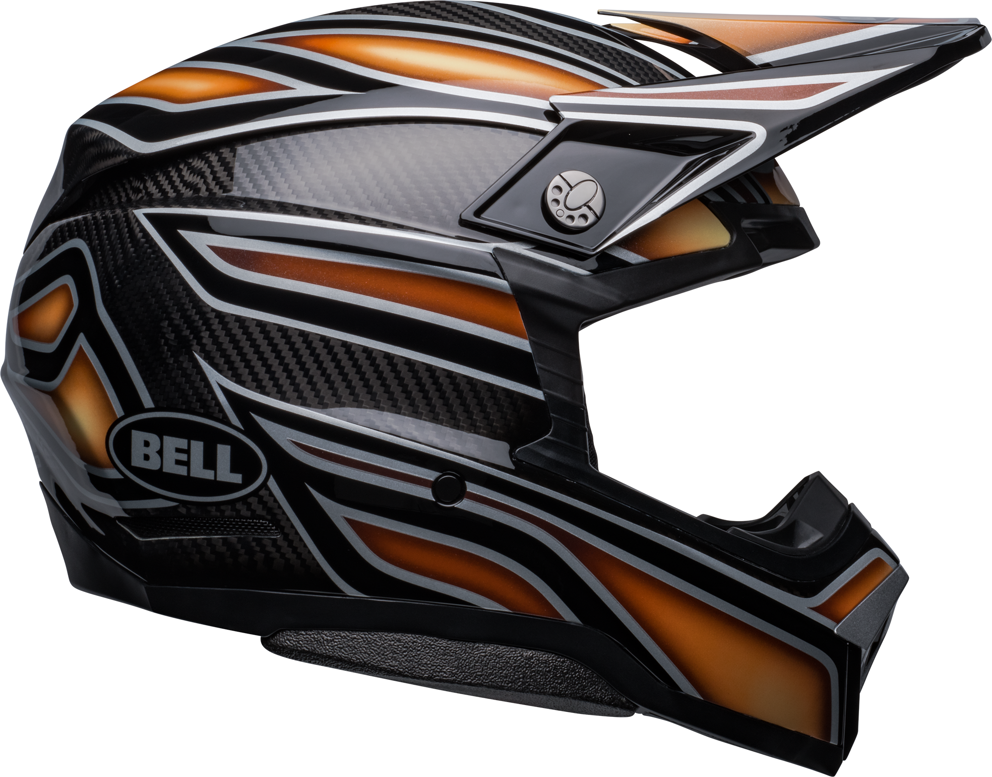 Bell Motorcycle Helmet-10 Sférical Webb Black/Copper Marmot